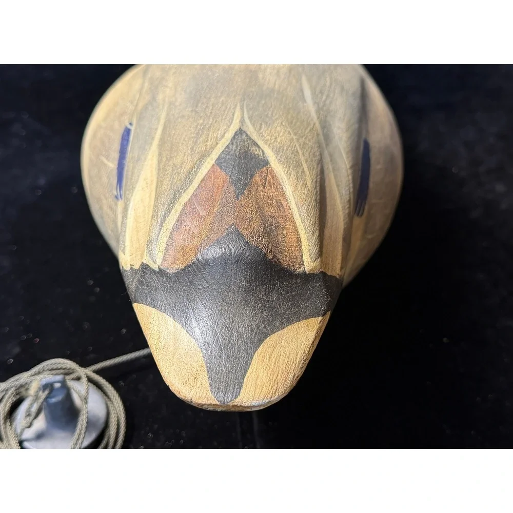 Ducks Unlimited Mallard Decoy With Anchor David Maas Signed Wood Duck 926